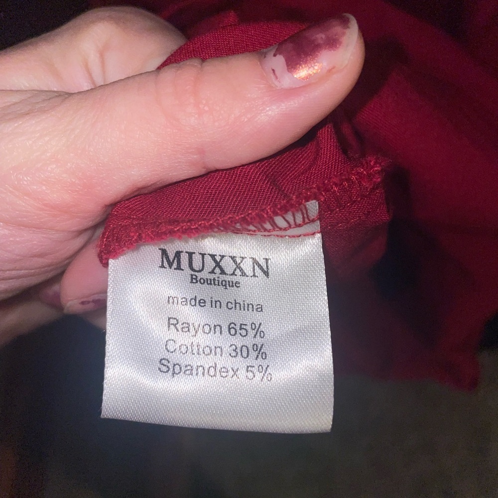 Muxxn Red Bodycon Dress *make offers* - Picture 5 of 6